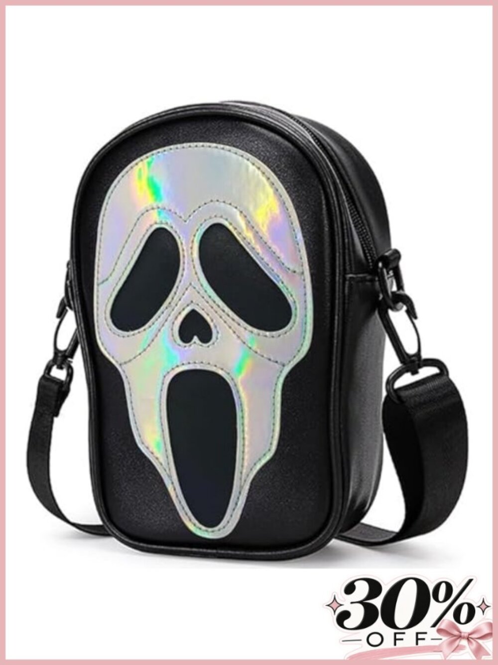 Crossbody Sling Bag Made of PU Leather